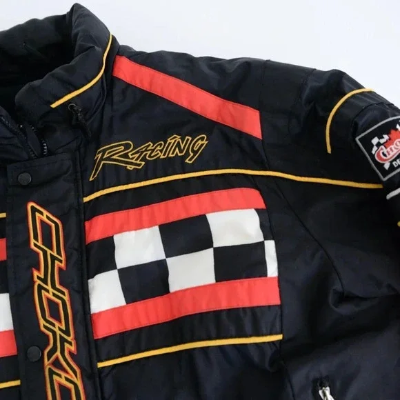 Vintage Choko Designs Black & Red Performance "Hot Rider" Snowmobile Jacket - Picture 8 of 15